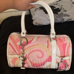 SOLD Extremely rare vintage Dior pink bag